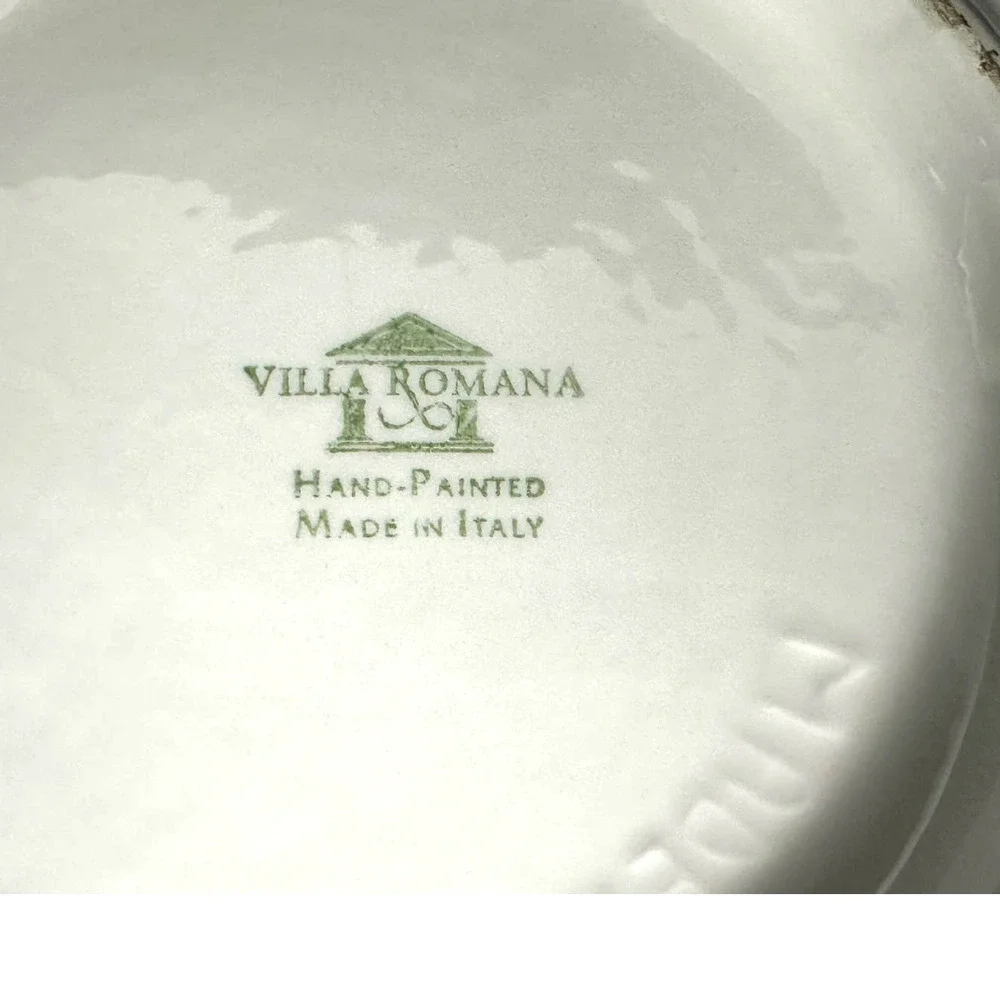 Villa Romana Hand Painted Large Pasta Salad Serving Bowl Italy-15.5